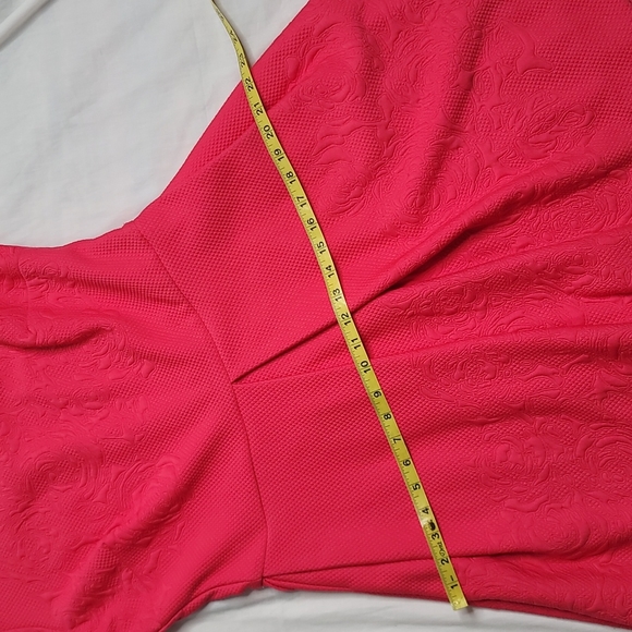 Just Taylor dark salmon pink dress sz 1w NWT - Picture 9 of 11